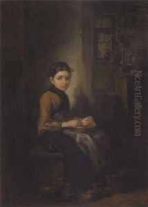 Kleines Madchen Beim Gemuseputzen Kleines Madchen Beim Gemuseputzen