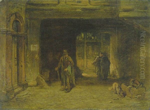 Motiv Aus Der Judengasse In Frankfurt - view 1