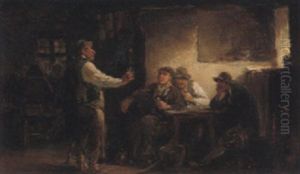 In Der Taverne by Anton Burger