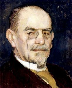 Portrait Des Eisenbahninspektors Jakob Pfeiffer