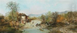 Eine Muhle Am Fluss by Lothar Buerger