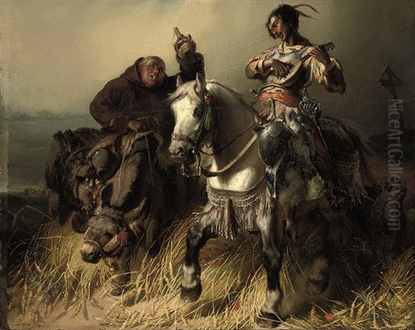 Don Quixote And Sancho Panza - view 1