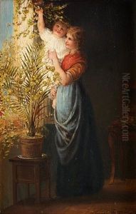 Jeunes Filles A La Fenetre Fleurie Jeunes Filles A La Fenetre Fleurie