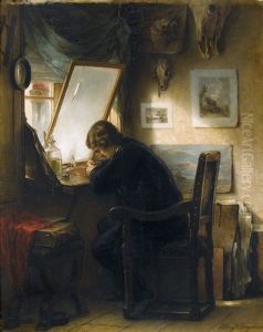 Kupferstecher Im Atelier