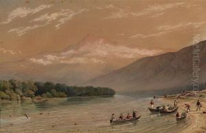 Frazer River Camp, British Columbia by George Henry Burgess