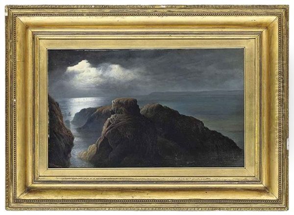 Ships Returning By Moonlight - view 1