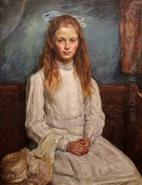Girl With A Blue Bow - view 1