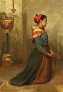At Prayer by John Bagnold Burgess