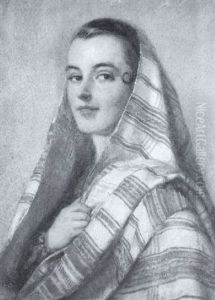 Spanish Peasant Girl by John Bagnold Burgess