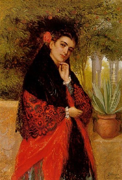 The Spanish Beauty. Reverie - view 1