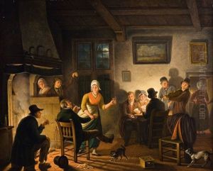Violoniste A L'auberge by Hendrick Van Der Burgh