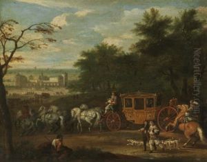 Ankunft Ludwig Des Xiv. In Versailles(?)