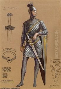 6 Kostumentwurfe Fur Richard Wagner Zu Den Opern "lohengrin" Und "tannhauser" 6 Kostumentwurfe Fur Richard Wagner Zu Den Opern "lohengrin" Und "tannhauser"