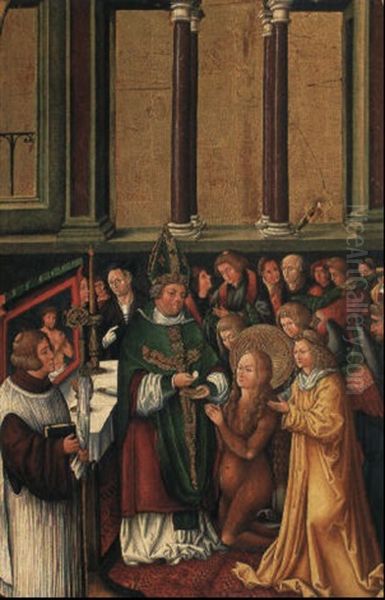 Die Kommunion Der Heiligen Maria Magdalena (altar Wing) - view 1