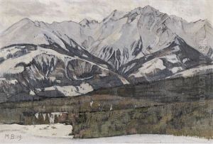 Winterlandschaft by Max Burgmeier