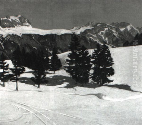 Winterlandschaft Aus Dem St. Galler Oberland - view 1
