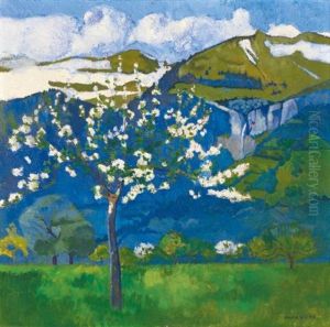Fruhlingslandschaft (spring Landscape) by Max-Alfred Buri
