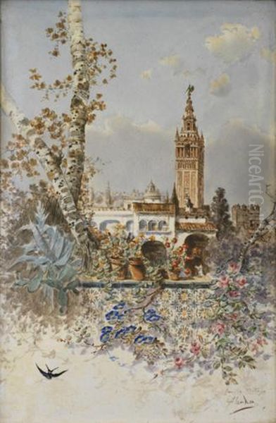 Vista De Sevilla Con La Giralda Al Fondo - view 1