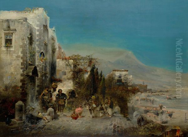 A Bustling Street, Naples - view 1