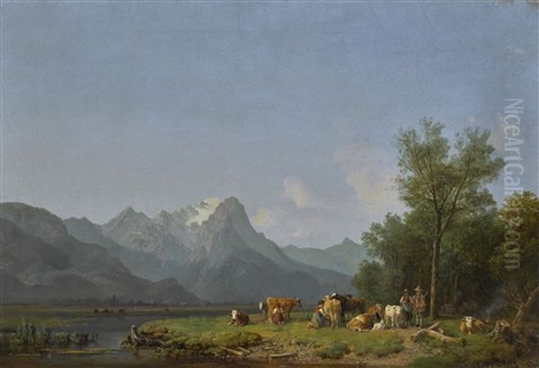 Garmisch, The Wetterstein Mountains Beyond - view 1