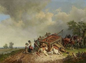 Der Umgesturzte Stellwagen
