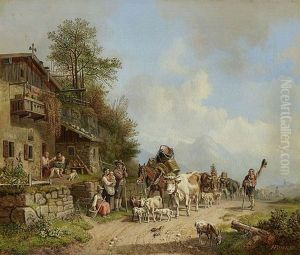 Ruckkehr Von Der Alm - Almabtrieb