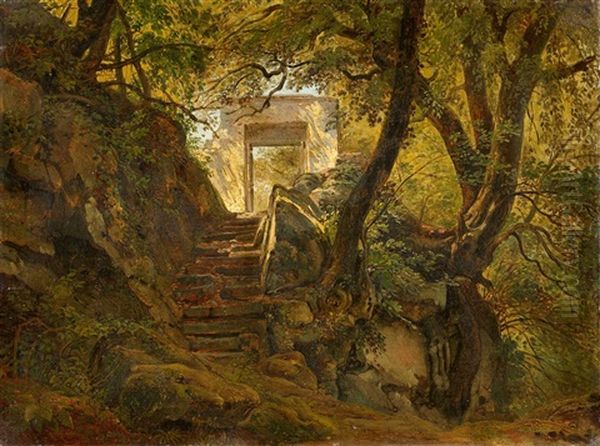 Italienisches Landschaftsmotiv In Den Bergen - view 1