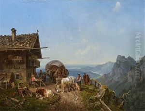 A Hostelry In Mountain Landscape
