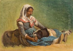 Die Rast by Heinrich Buerkel
