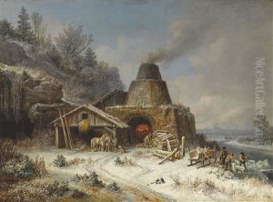 Winterlicher Kalkofen Bei Groshesselohe Winterlicher Kalkofen Bei Groshesselohe