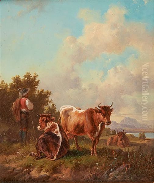 Vacher Et Son Troupeau - view 1