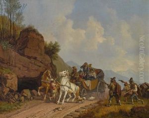 Uberfall Auf Eine Reisekutsche