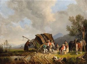 The Toppled Post Carriage by Heinrich Buerkel