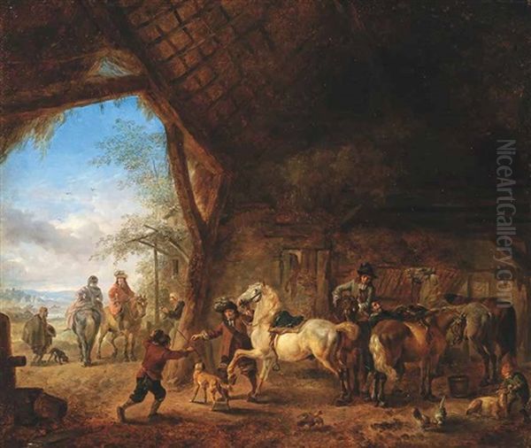 Aufbruch Der Reiter (after Philip Wouverman) - view 1
