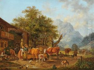 Landliche Szene