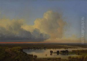 Landschaft In Den Pontinischen Sumpfen
