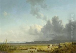 Aufziehendes Gewitter by Heinrich Buerkel