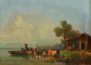 Waschtag Am Fluss