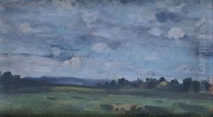 Paysage De La Campagne Roumaine by Jean Alpar