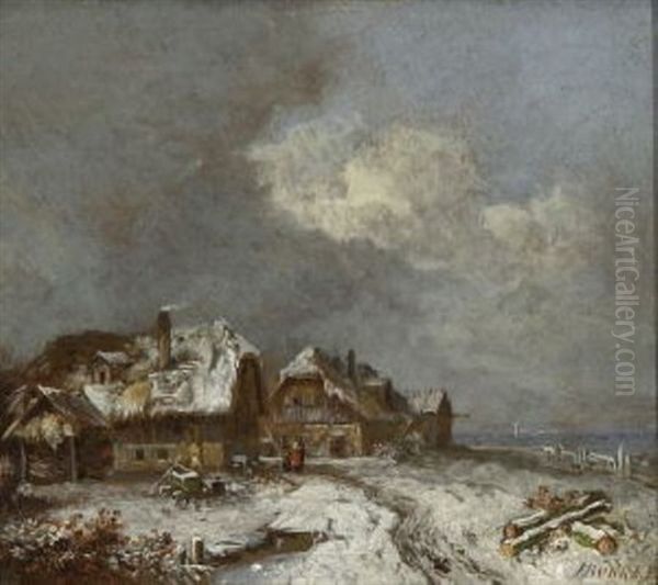 Winterliches Dorf (die Hauser Von Forstenried) - view 1