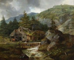Schmiede Im Gebirge