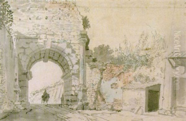 Romische Strasenszene - view 1