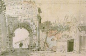 Romische Strasenszene by Heinrich Buerkel