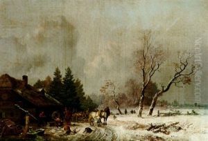 Return From The Hunt by Heinrich Buerkel