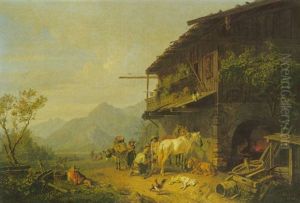 Schmiede Im Gebirge