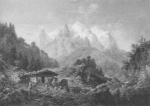 Gebirgsalm by Heinrich Buerkel