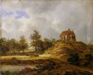 Kapelle In Voralpenlandschaft by Heinrich Buerkel