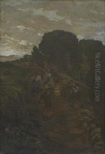 A La Vuelta Del Trabajo by Nicolas (Jimenez Caballero Navarro) Alperiz