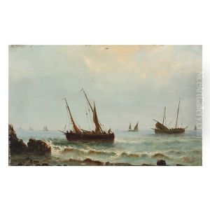 Bateau De Peche Sur La Cote by Natalie Curtis Burlin
