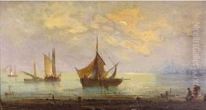 Bord De Mer Au Clair De Lune by Natalie Curtis Burlin